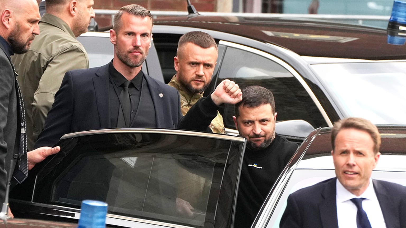Wolodymyr Selenskyj in Aachen in Deutschland