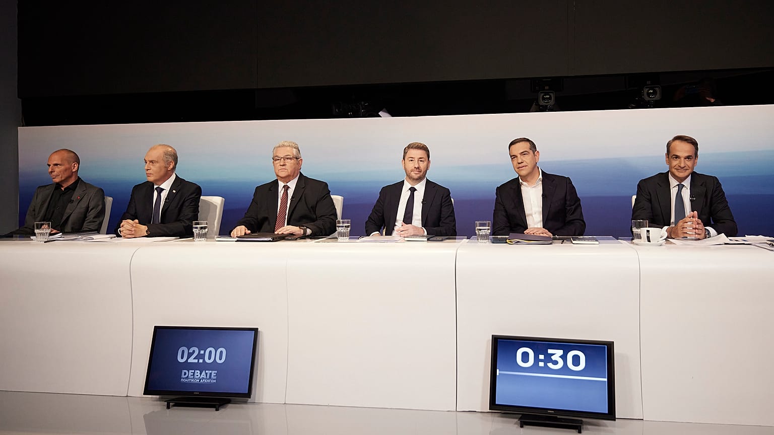 Η τηλεμαχία των πολιτικών αρχηγών στην ΕΡΤ