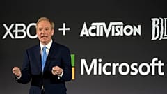 El presidente de Microsoft, Brad Smith, habla en una conferencia de prensa sobre la adquisición de Activision Blizzard por parte de Microsoft y el futuro de los videojuegos