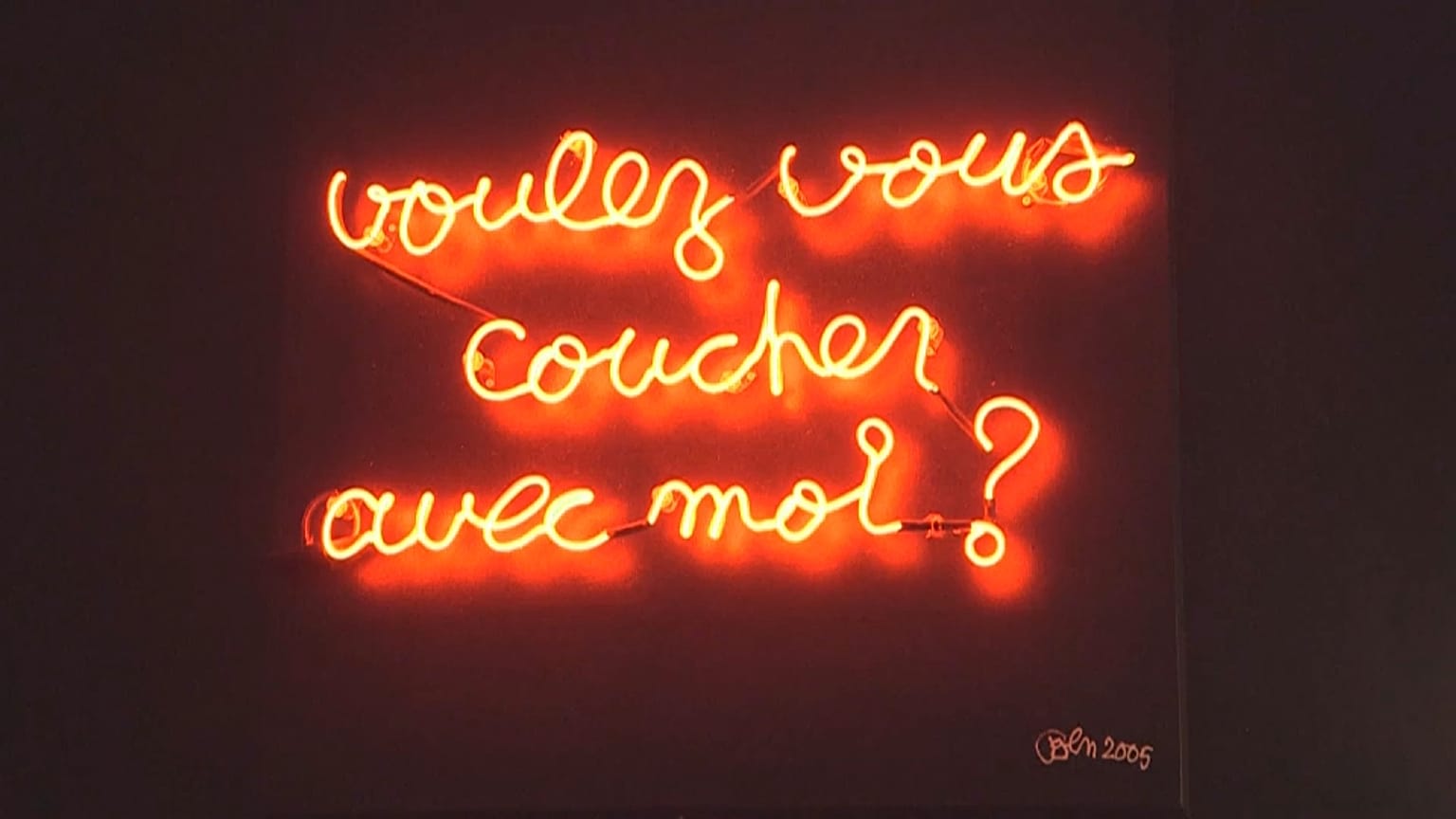 Ausstellung von Ben in Nizza