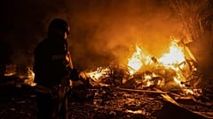 Les pompiers en action à Kyiv (16/05/2023)