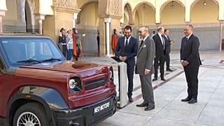 العاصل المغربي خلال عرض السيارة