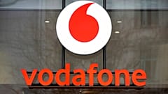 Logo dos gigante das telecomunicações, Vodafone