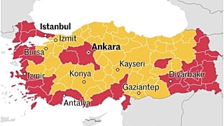 Le Monde gazetesi Türkiye'deki seçimleri anlattığı haberinde Yunan adalarını Türk toprakları olarak gösterdi 