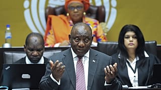 Güney Afrika Cumhuriyeti Devlet Başkanı Cyril Ramaphosa