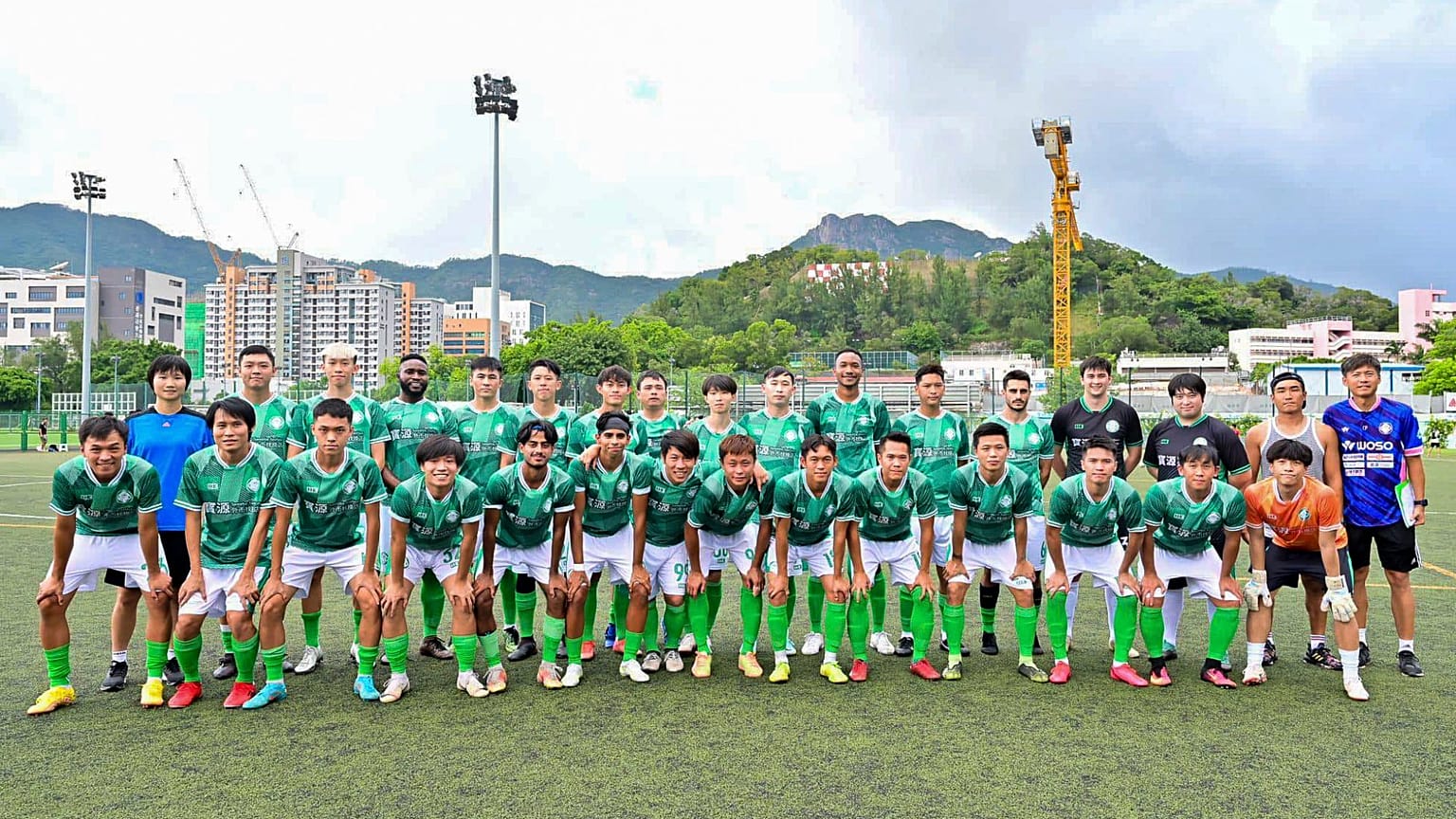 Hong Kong'un en eski futbol takımlarından Happy Valley oyuncuları (arşiv) 