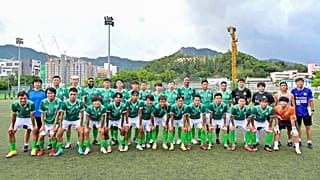 Hong Kong'un en eski futbol takımlarından Happy Valley oyuncuları (arşiv) 