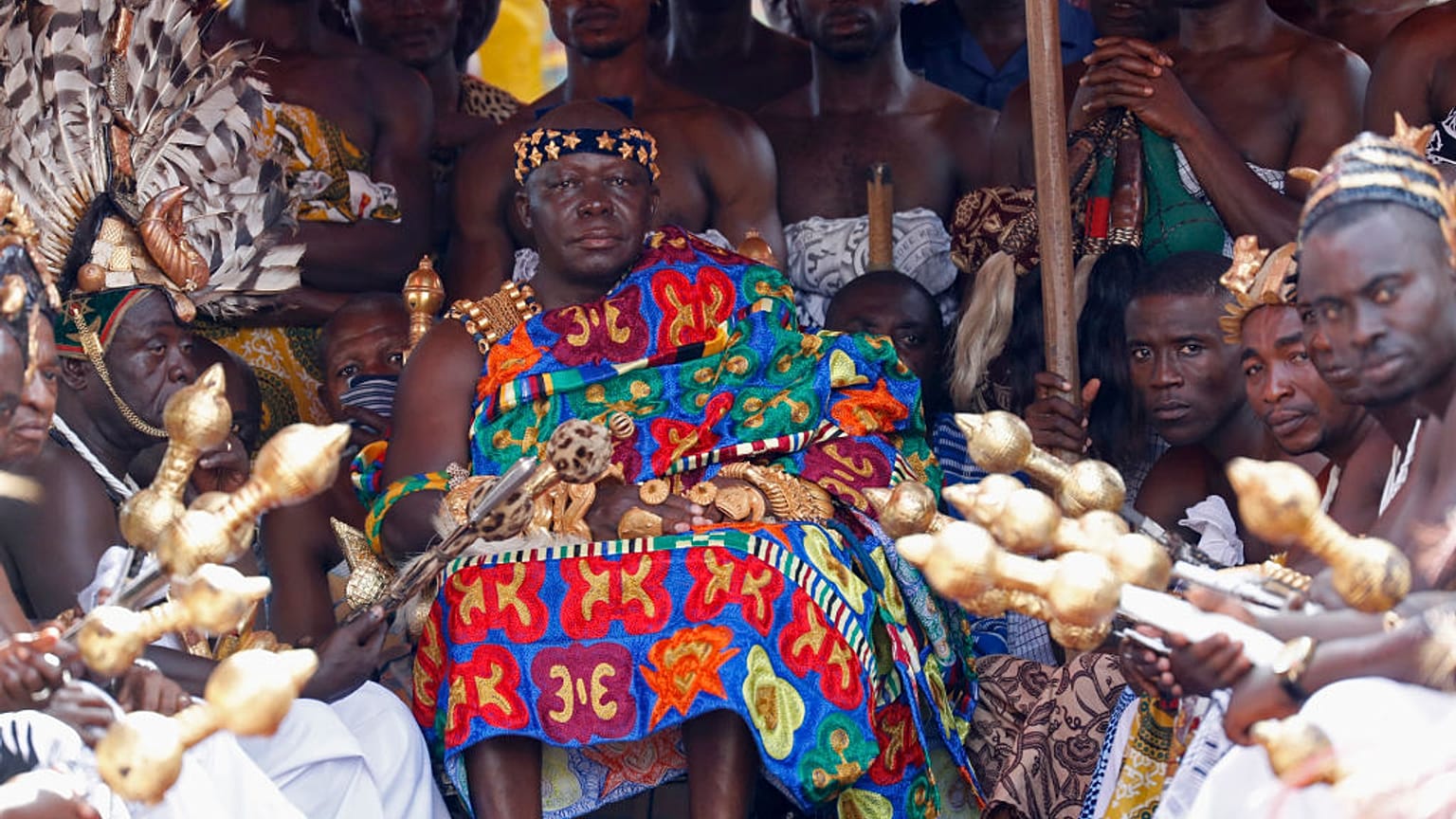 Otumfuo Osei Tutu II pictured in 2018