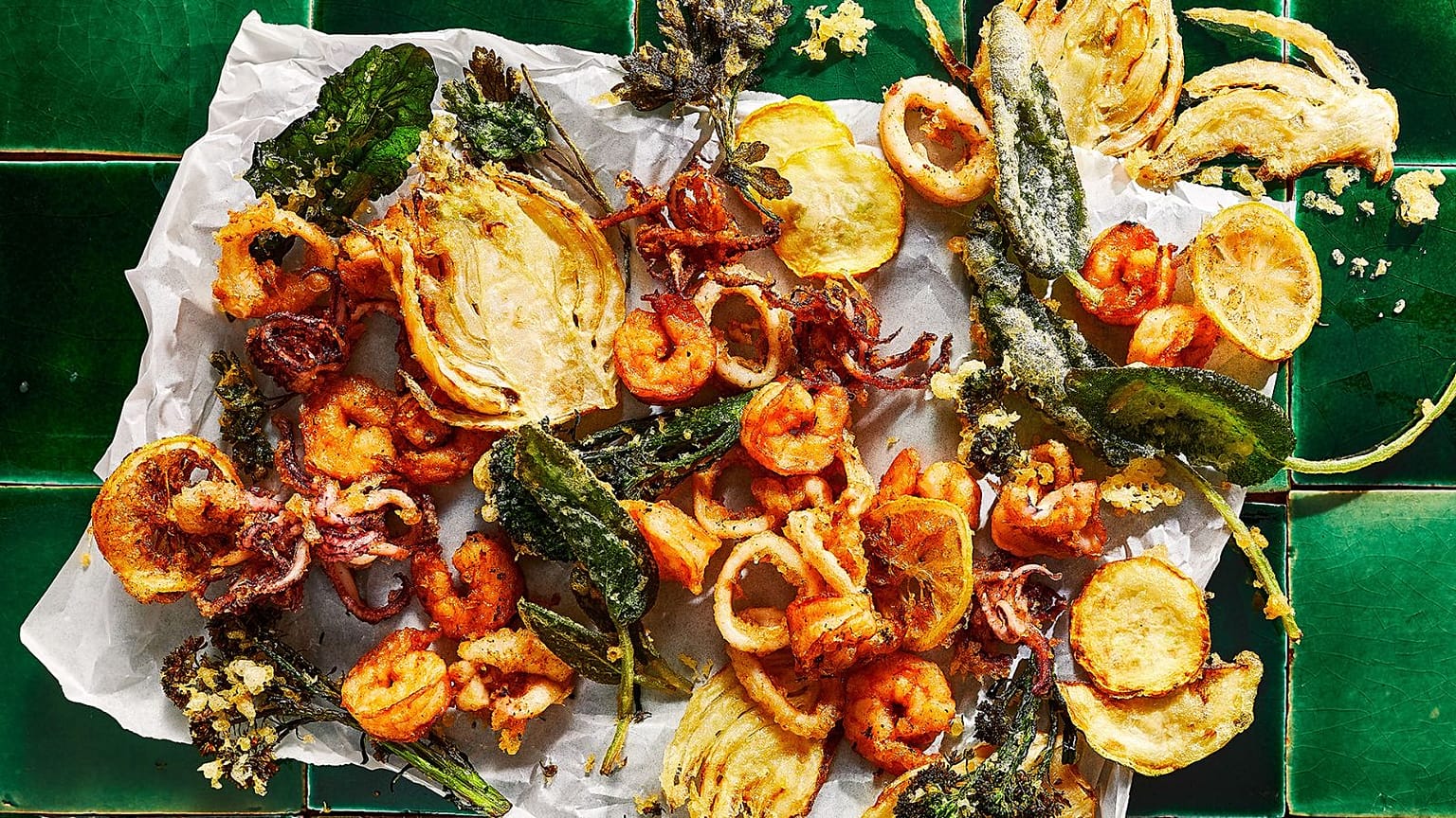 A Venetian fritto misto from Venice to London with love. Winner of the Marks & Spencer Food Portraiture award