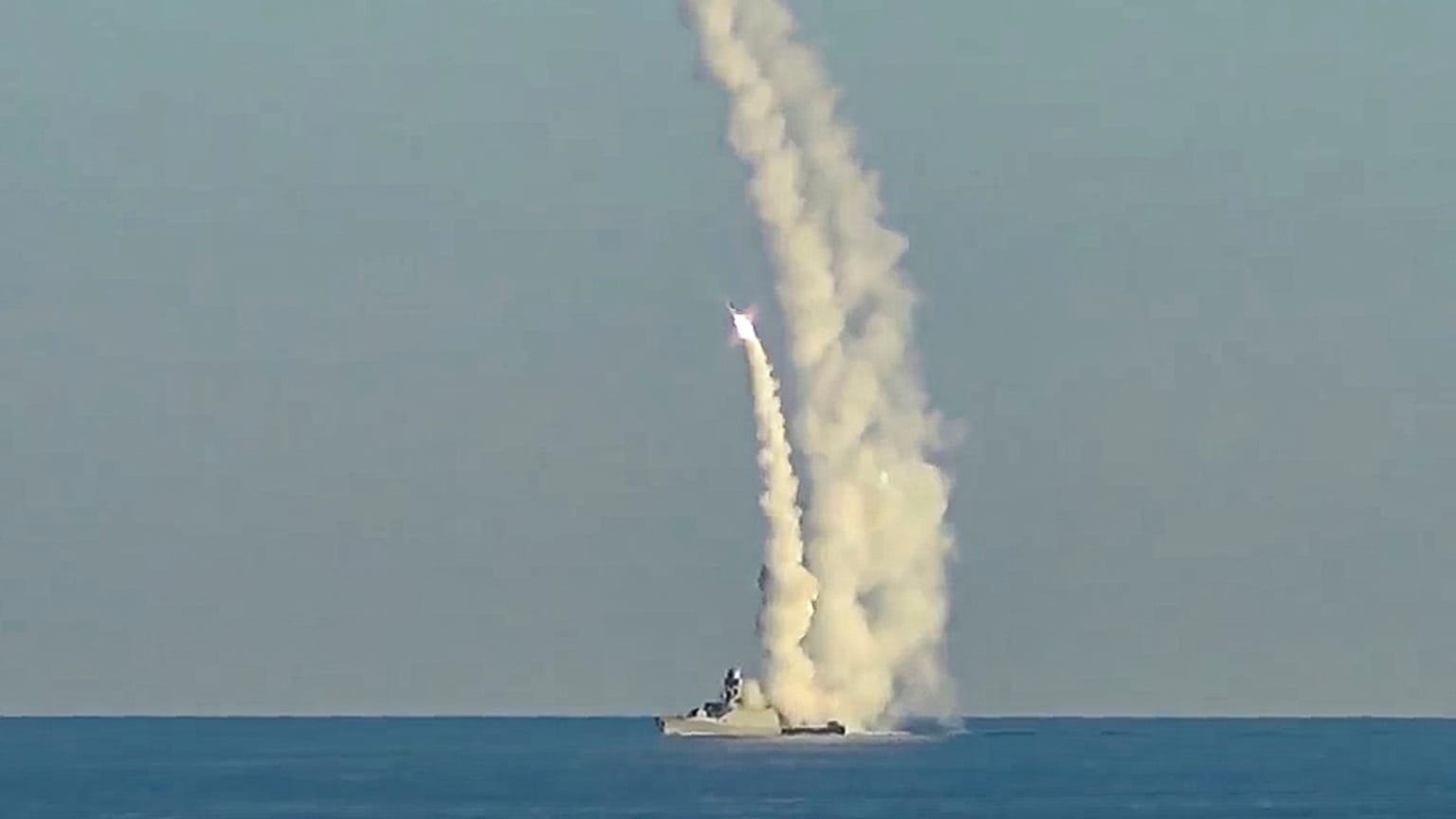 photo taken from video released by Russian Defense Ministry Press Service on Friday, July 15.