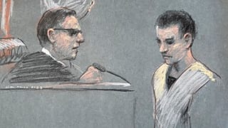 Jack Teixeira a bostoni bíróságon április 14-én, egy nappal a letartóztatása után