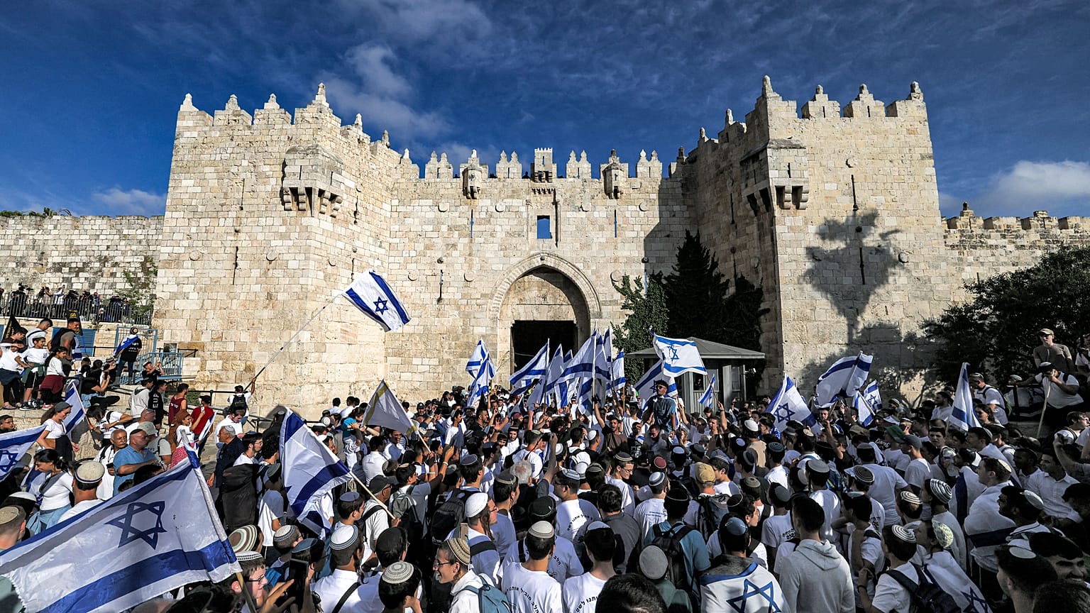 مسيرة الأعلام للمستوطنين في القدس 18/05/2023  