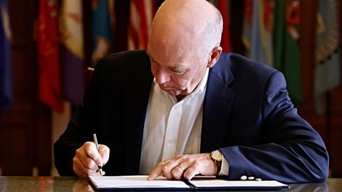 Montana Gov. Greg Gianforte on Wednesday signed into law a first-of-its kind bill that makes it illegal for TikTok to operate in the state