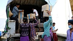 Hilfsmaßnahemn in Myanmar 