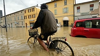 Überflutungen nach Starkregen in Italien