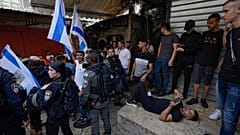 Szene aus der Jerusalemer Altstadt am 18. Mai 2023