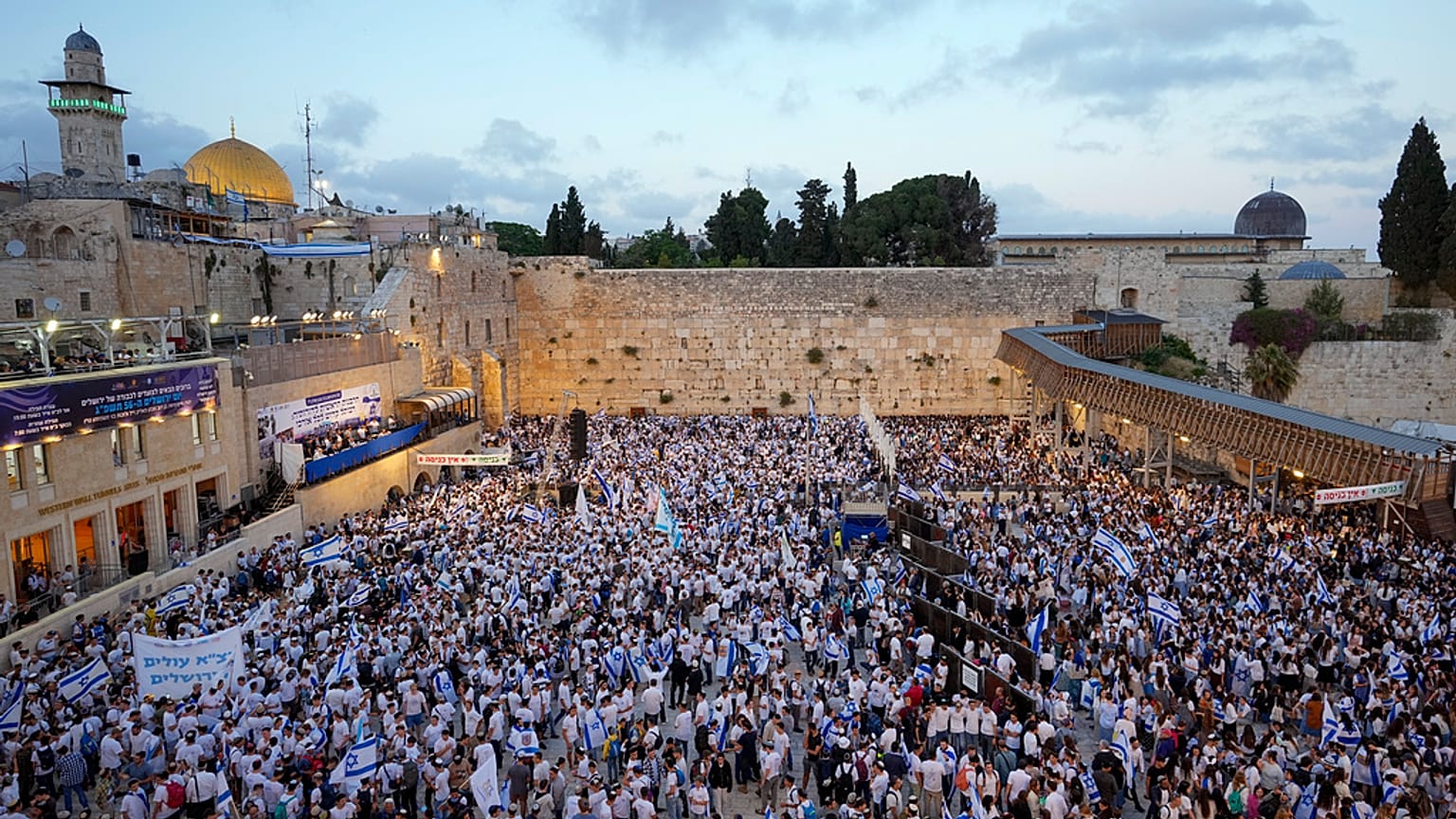 Jerusalem-Day in Jerusalem's Old City, May 18. 2023