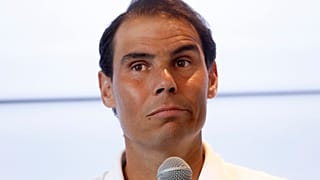 El tenista español, Rafa Nadal, en la rueda de prensa de este jueves 18 de mayo