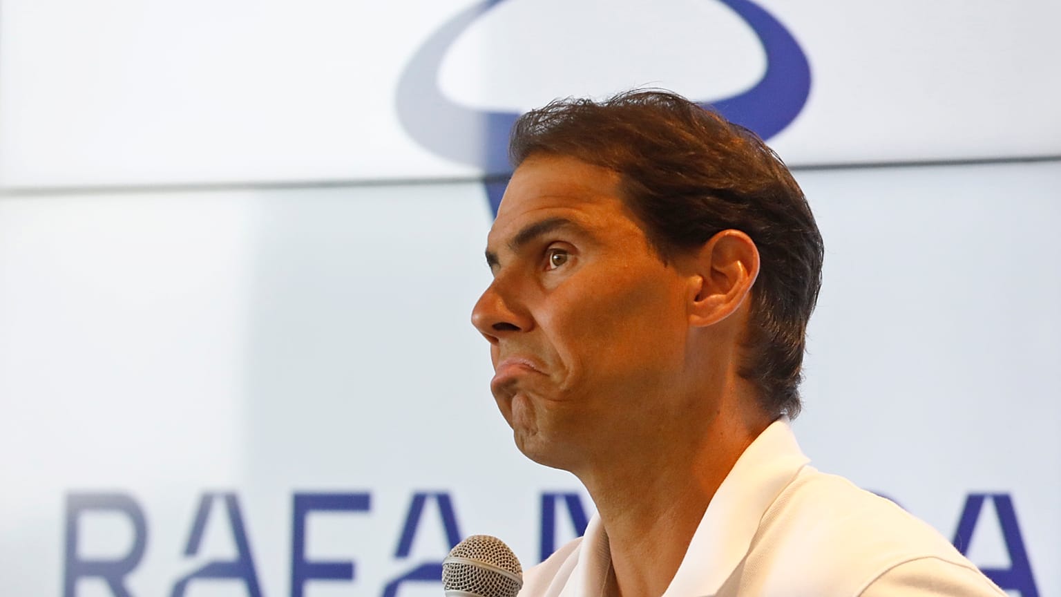 Rafael Nadal am 18. Mai 2023 in seiner Heimatstadt Manacor auf Mallorca 