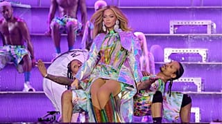 Beyoncé performing in Sweden for her Renaissance World Tour.