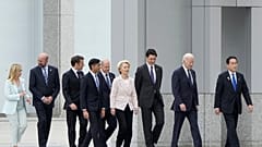 Líderes políticos reunidos para el inicio de la Cumbre del G7 en Hiroshima