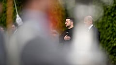 El presidente de Ucrania, Volodímir Zelenski, en su reciente gira por países europeos.