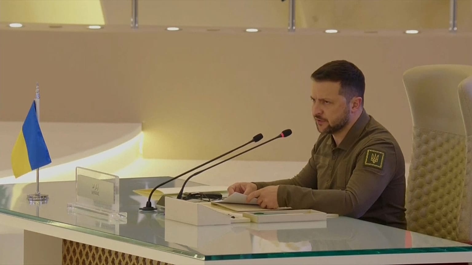 Wolodymyr Selenbskyj bei der Arabischen Liga