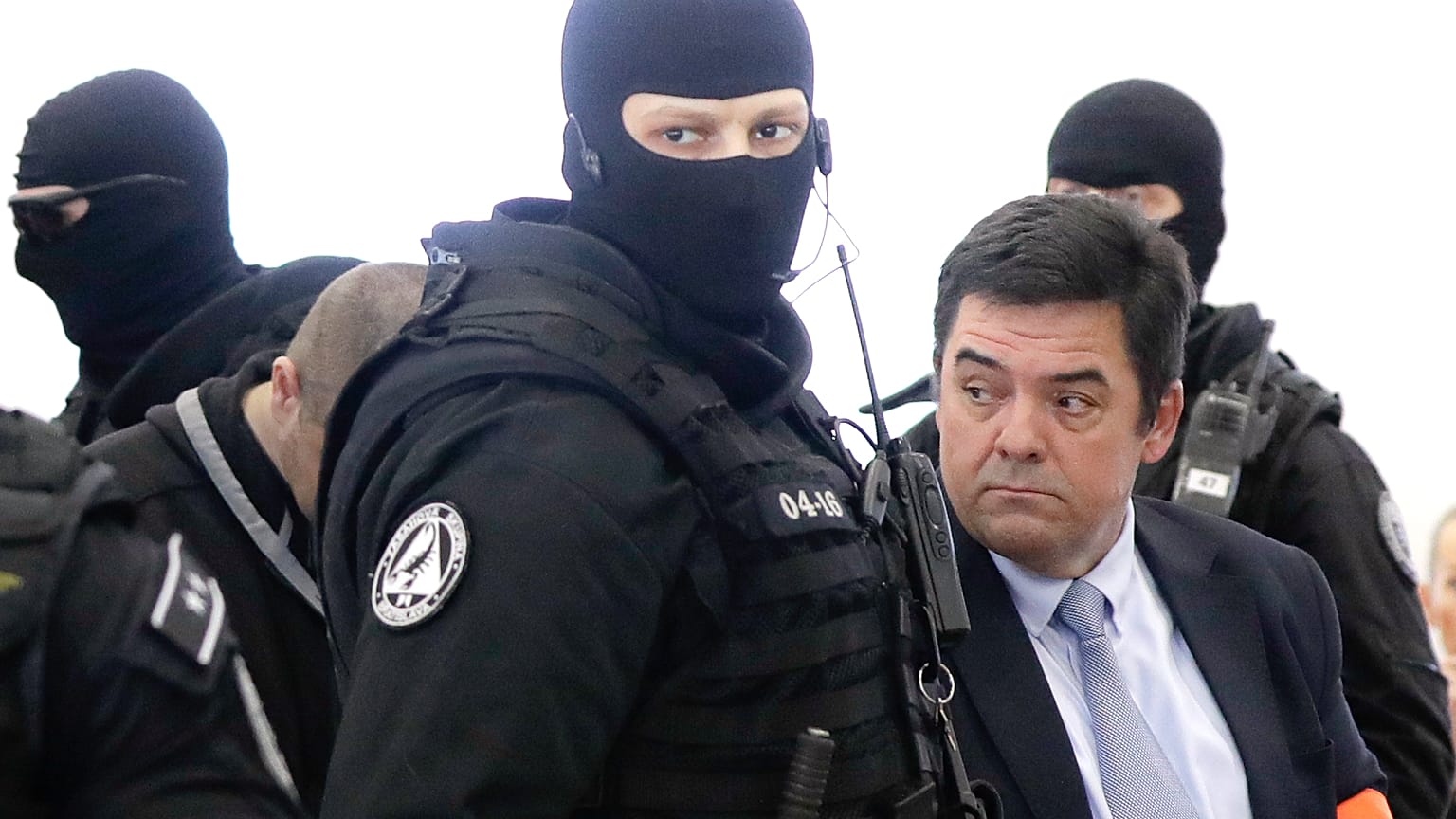 Marian Kocner, the suspected mastermind in the slaying of an investigative journalist Jan Kuciak in a courtroom in Pezinok, Slovakia. 19 December 2019