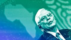 European Union ministers for Foreign Affairs Josep Borrell gives a press conference on EU's new strategy with Africa, March 2020