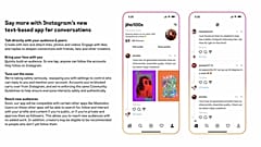 Meta'nın geliştirdiği, Twitter'a rakip olacak yeni sosyal medya platformunun ilk görüntüsü
