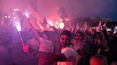 Последний предвыборный митинг правящей "Новой демократии" в центре Афин. Парламентские выборы в Греции пройдут 21 мая.