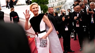 Cate Blanchett on the red carpet in Cannes, May 19, 2023.