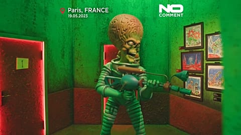 Inside the labyrinth, an exhibition in Paris on film maker Tim Burton's work. May 19, 2023