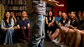 Çin'de bir stand-up gösterisi