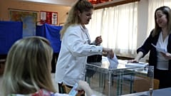 Yunanistan'da seçmen sandık başında