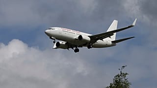 A legnagyobb grúz légitársaság, a Georgian Airways egyik gépe Moszkva fölött