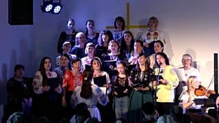Выступление хора "Соняшник".