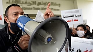 مظاهرة من أجل حرية الصحافة في تونس ـ أرشيف