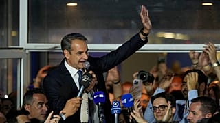 Yunanistan Başbakanı ve Yeni Demokrasi Partisi lideri Kiryakos Miçotakis