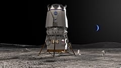 NASA'nın Artemis programı kapsamında astronotları Ay'a geri götürecek Blue Origin'e ait uzay aracı