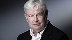 British novelist and writer Jonathan Coe poses during a photo session in Paris, on July 13, 2021. 