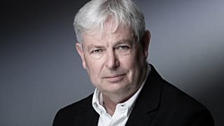 British novelist and writer Jonathan Coe poses during a photo session in Paris, on July 13, 2021.