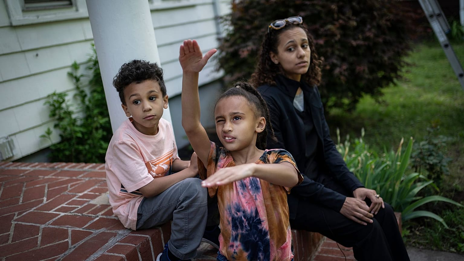Asthma in the Connecticut public school system has slightly decreased over time but about 1 in 8 students have it, including Caydence and Carter (pictured).