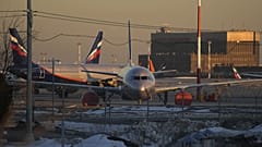 Archív fotó: Aeroflot-gépek a moszkvai Seremetyevó repülőtéren