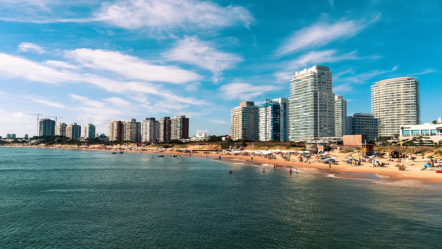 The city of Puente del Este in Uruguay.