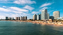 The city of Puente del Este in Uruguay.