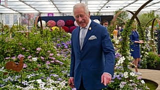 King of flowers - Charles at Chelsea flower show