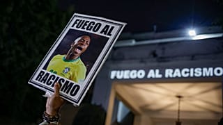 A rasszizmus ellen tüntettek Sao Paoloban Vinícius Junior legutóbbi esete után
