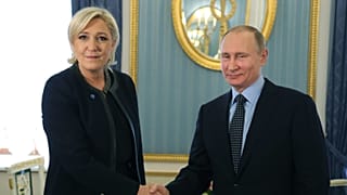 2017-es felvétel: Marine Le Pen a Kreml-ben, Vlagyimir Putyinnal