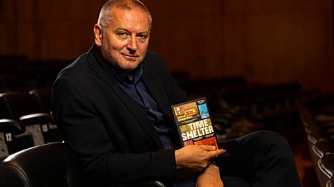 Georgi Gospodinov with his award winning novel